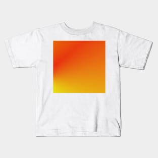 orange yellow gradient texture Kids T-Shirt